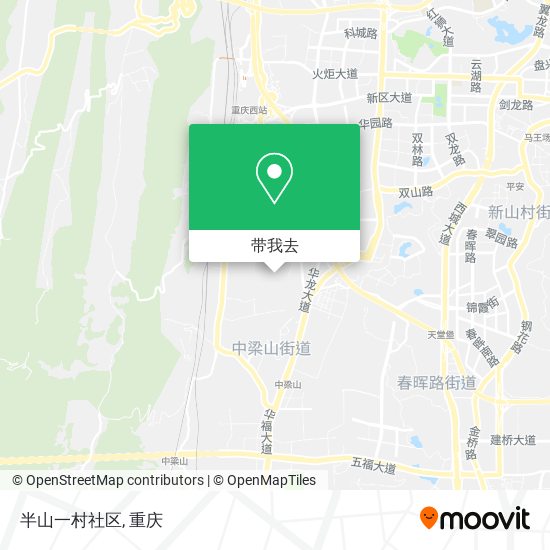 半山一村社区地图