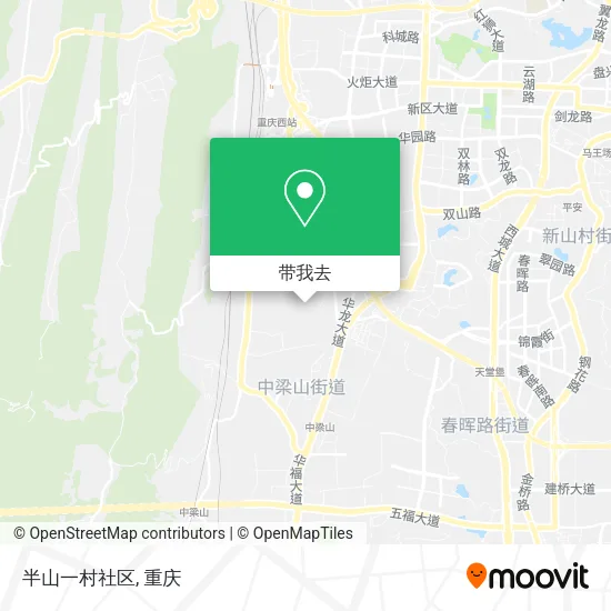 半山一村社区地图
