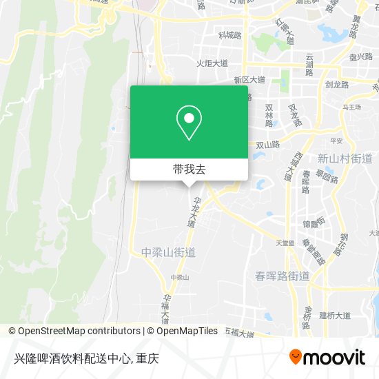 兴隆啤酒饮料配送中心地图