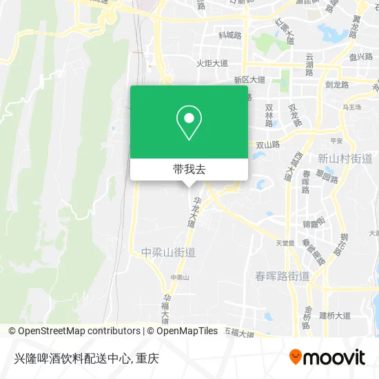 兴隆啤酒饮料配送中心地图