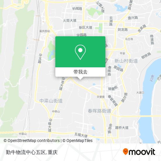 勤牛物流中心五区地图