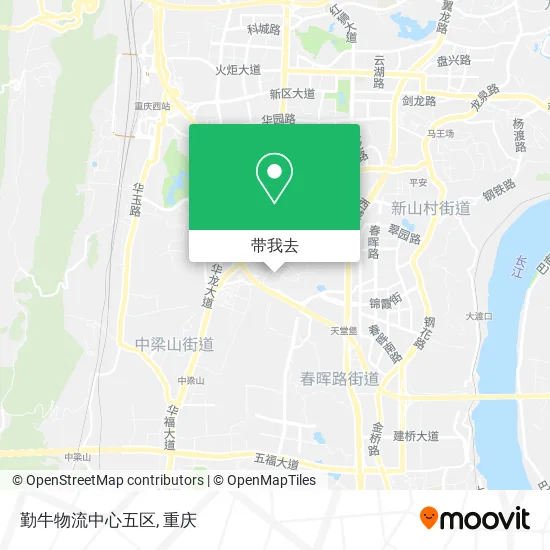 勤牛物流中心五区地图