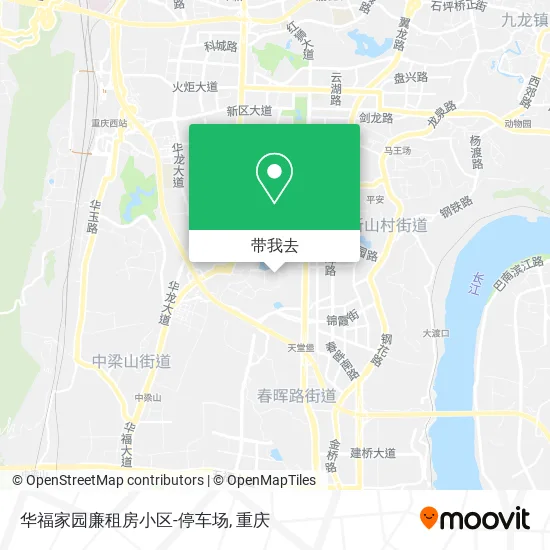 华福家园廉租房小区-停车场地图
