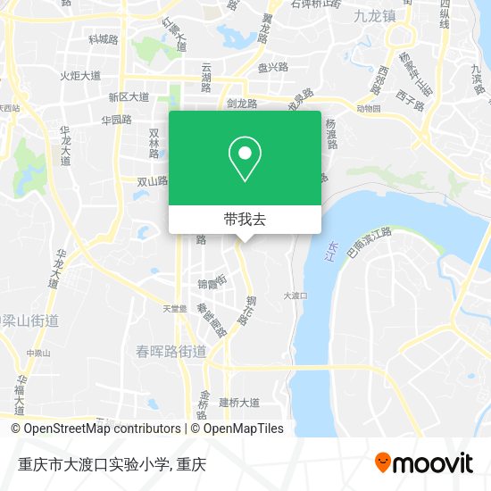 重庆市大渡口实验小学地图