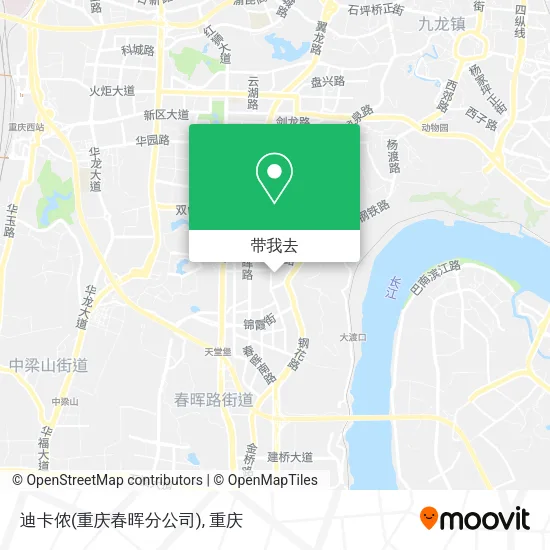 迪卡侬(重庆春晖分公司)地图