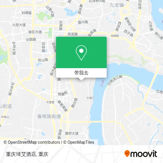 重庆琦艾酒店地图