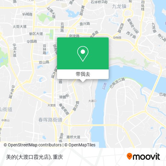 美的(大渡口霞光店)地图