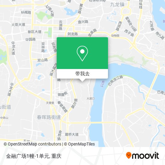 金融广场1幢-1单元地图