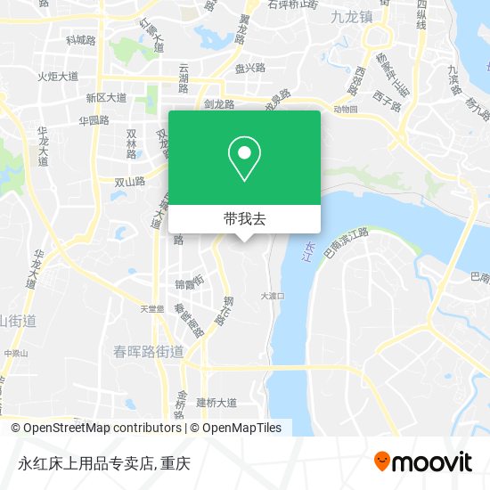 永红床上用品专卖店地图