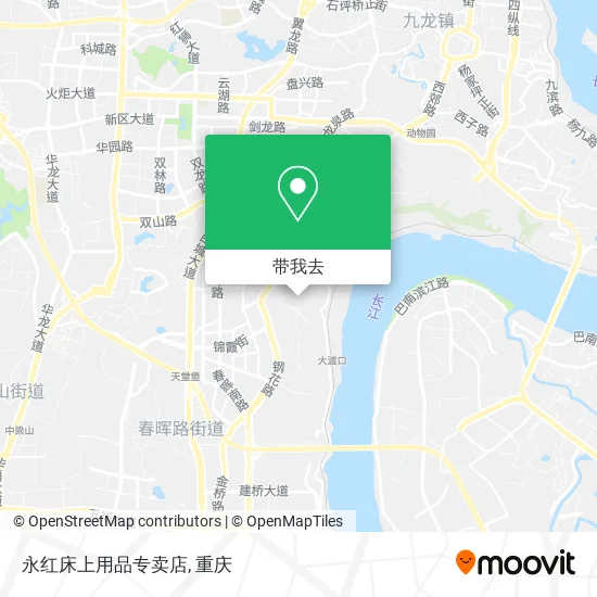 永红床上用品专卖店地图