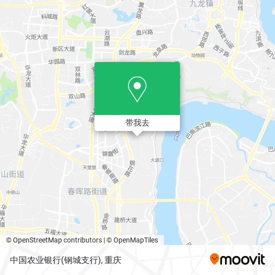 中国农业银行(钢城支行)地图