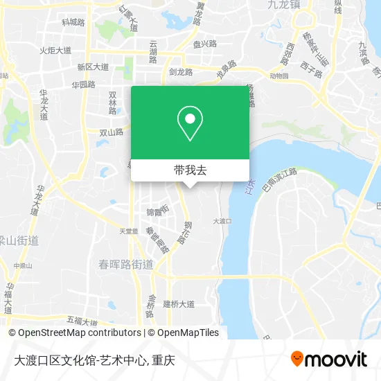 大渡口区文化馆-艺术中心地图