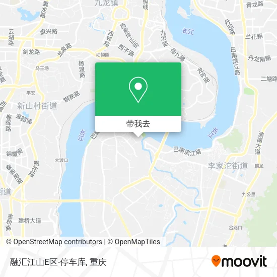 融汇江山E区-停车库地图