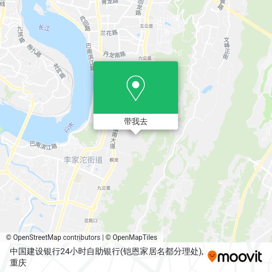 中国建设银行24小时自助银行(铠恩家居名都分理处)地图