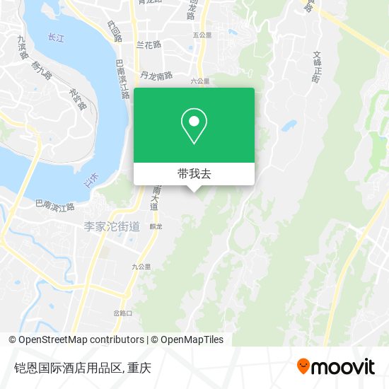铠恩国际酒店用品区地图