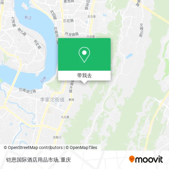 铠恩国际酒店用品市场地图