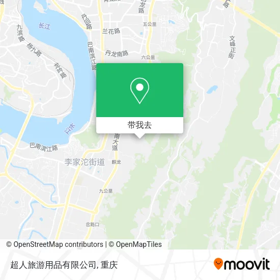 超人旅游用品有限公司地图