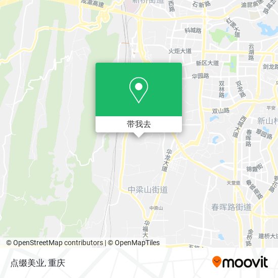 点缀美业地图