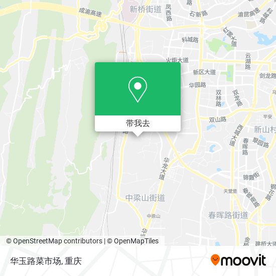 华玉路菜市场地图