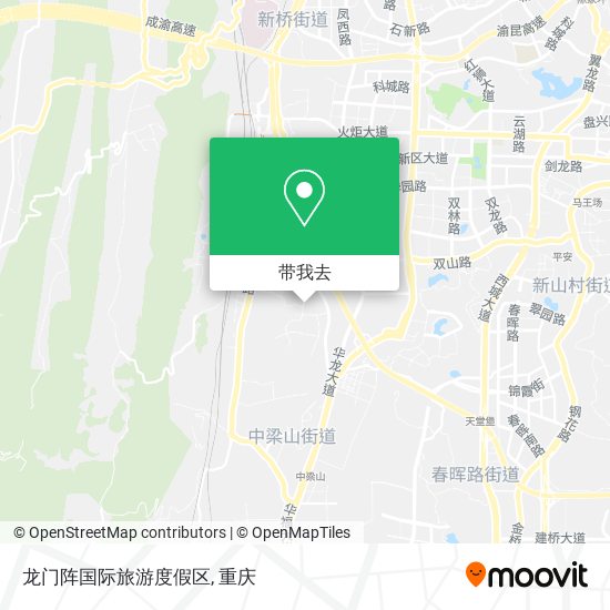龙门阵国际旅游度假区地图
