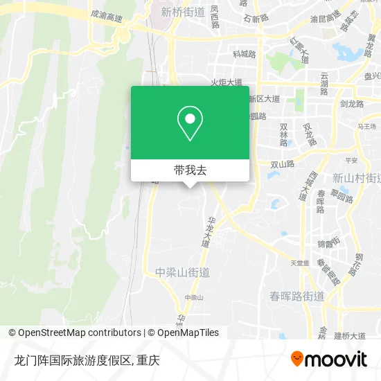 龙门阵国际旅游度假区地图