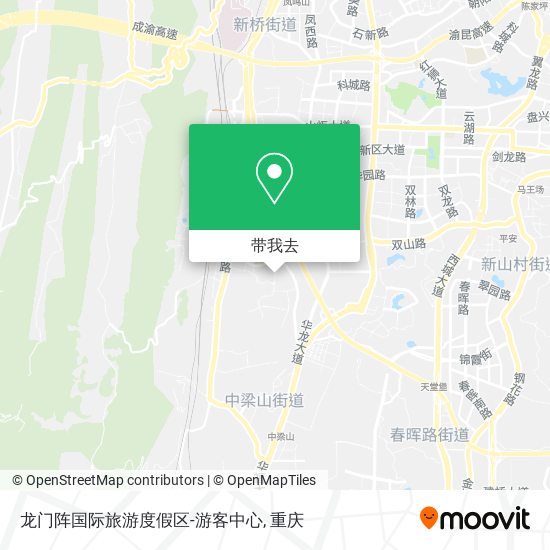 龙门阵国际旅游度假区-游客中心地图