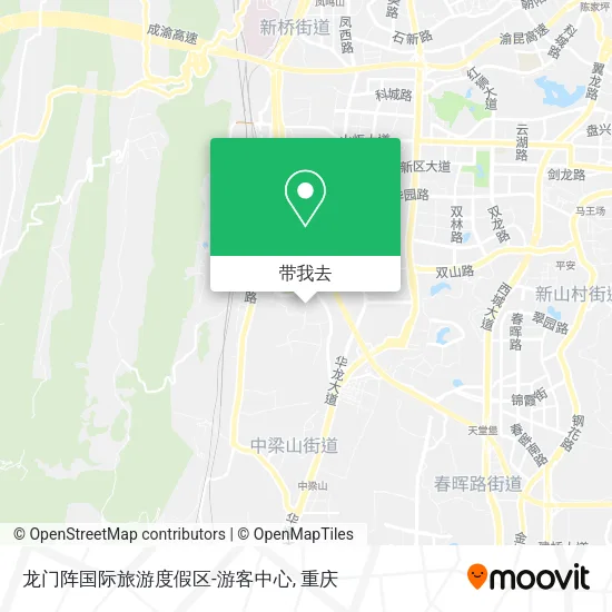 龙门阵国际旅游度假区-游客中心地图