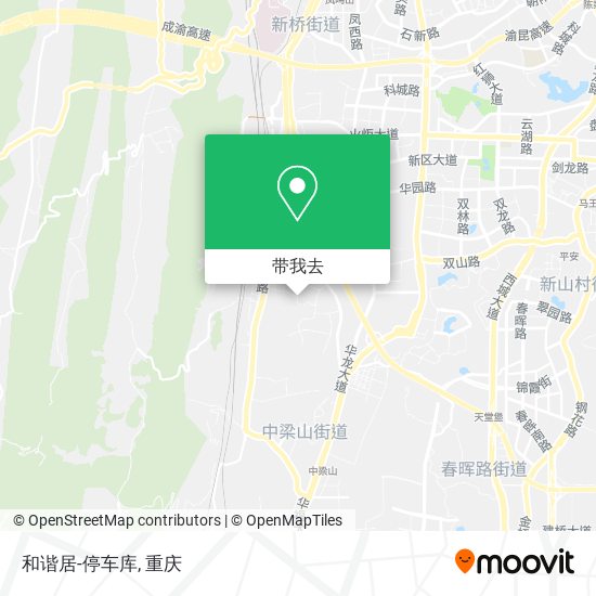 和谐居-停车库地图
