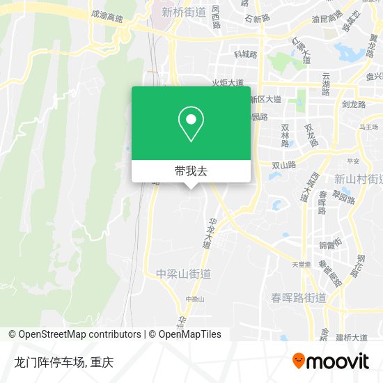 龙门阵停车场地图