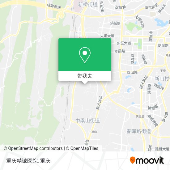 重庆精诚医院地图