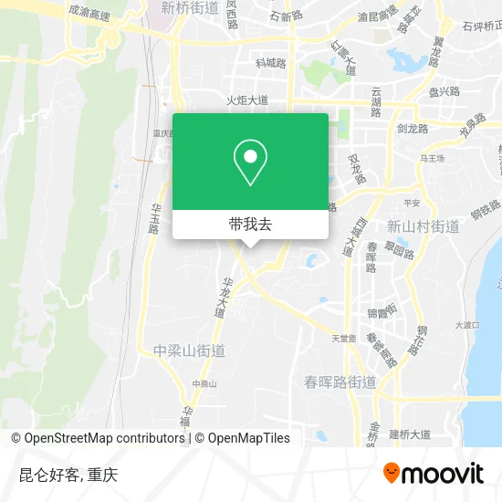 昆仑好客地图