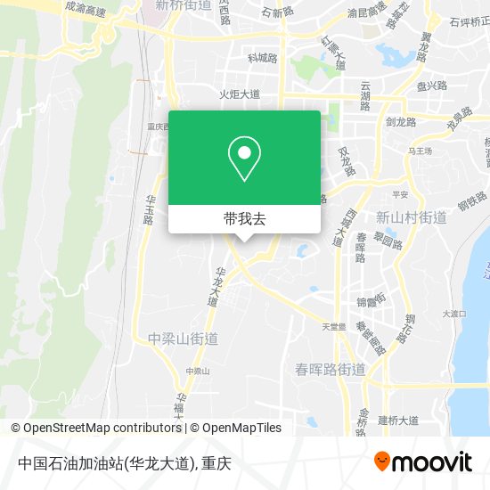 中国石油加油站(华龙大道)地图