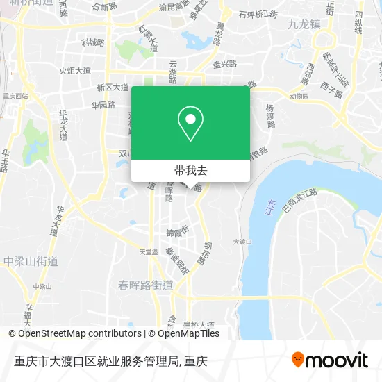 重庆市大渡口区就业服务管理局地图