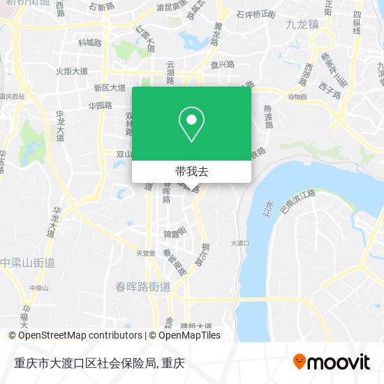 重庆市大渡口区社会保险局地图