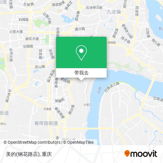 美的(钢花路店)地图