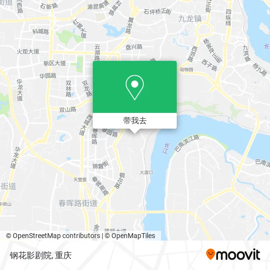 钢花影剧院地图