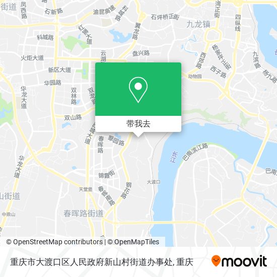 重庆市大渡口区人民政府新山村街道办事处地图