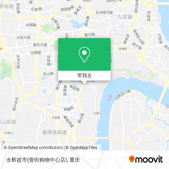 永辉超市(壹街购物中心店)地图