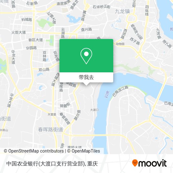中国农业银行(大渡口支行营业部)地图
