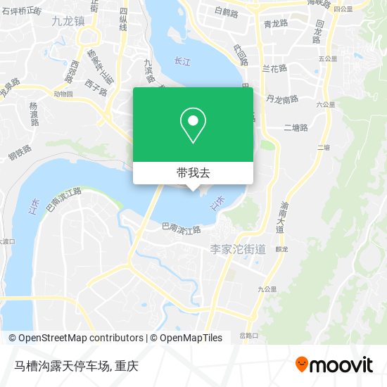 马槽沟露天停车场地图
