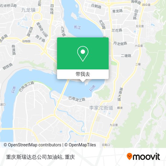 重庆斯瑞达总公司加油站地图