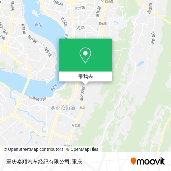 重庆泰顺汽车经纪有限公司地图