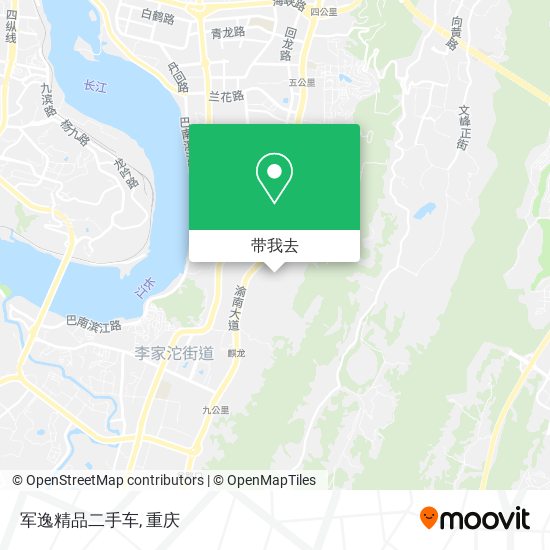 军逸精品二手车地图