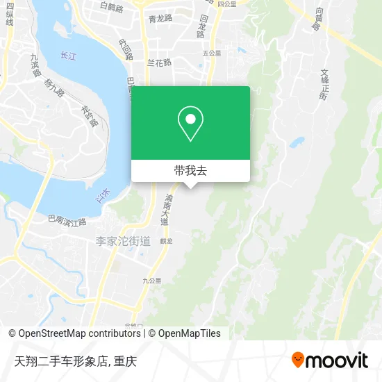 天翔二手车形象店地图