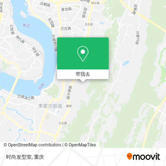 时尚发型室地图