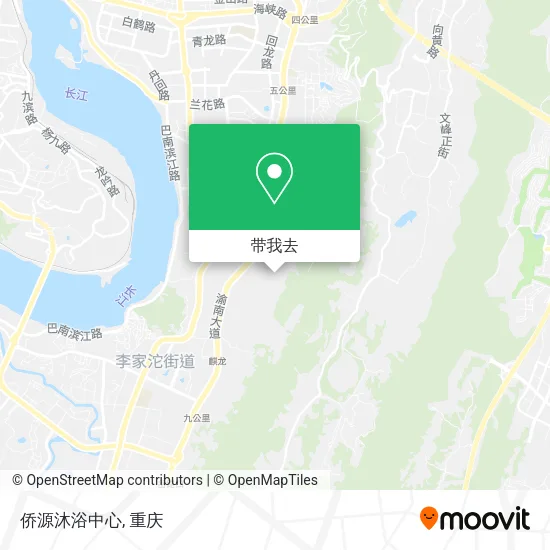 侨源沐浴中心地图