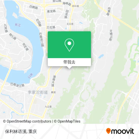 保利林语溪地图