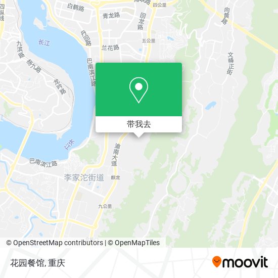 花园餐馆地图