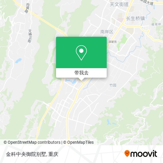 金科中央御院别墅地图