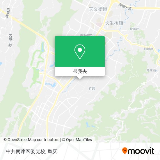 中共南岸区委党校地图